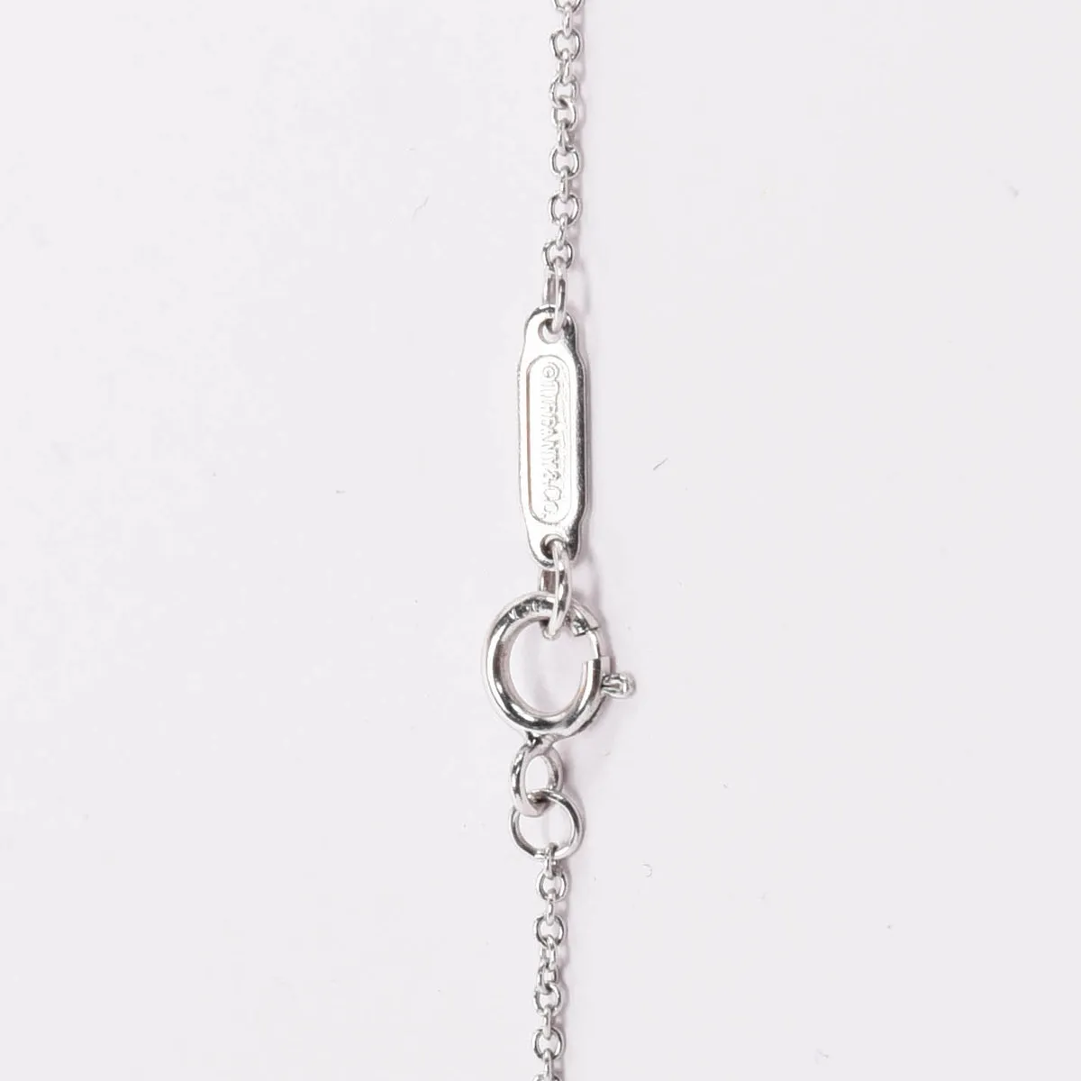 Tiffany & Co 18k White Gold Signature Pearls Pendant