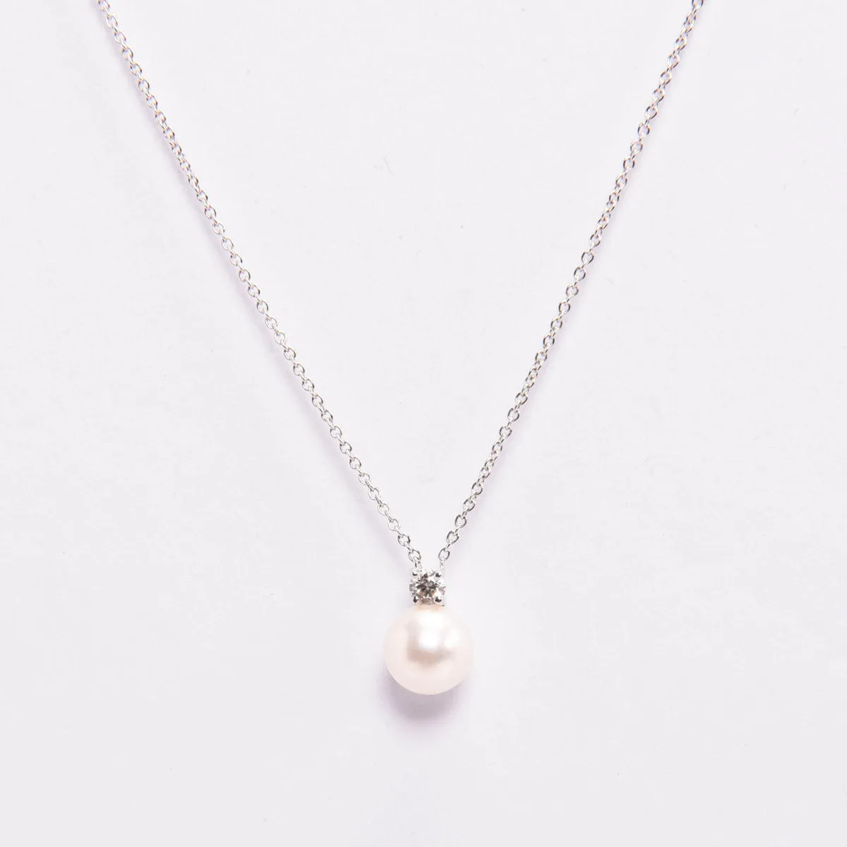 Tiffany & Co 18k White Gold Signature Pearls Pendant