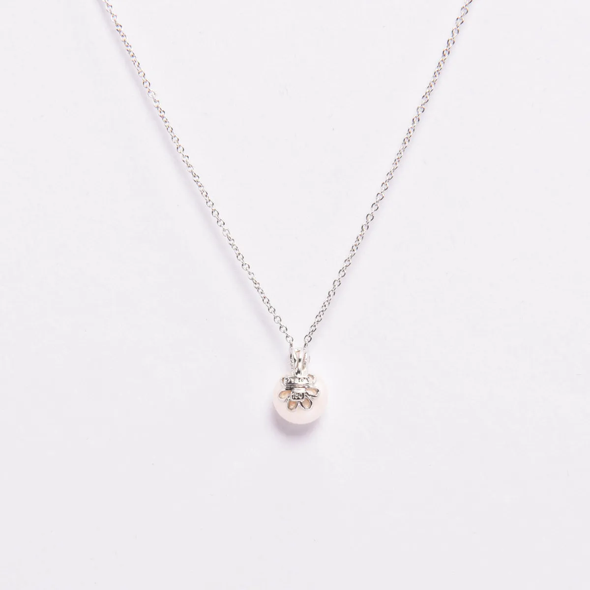 Tiffany & Co 18k White Gold Signature Pearls Pendant