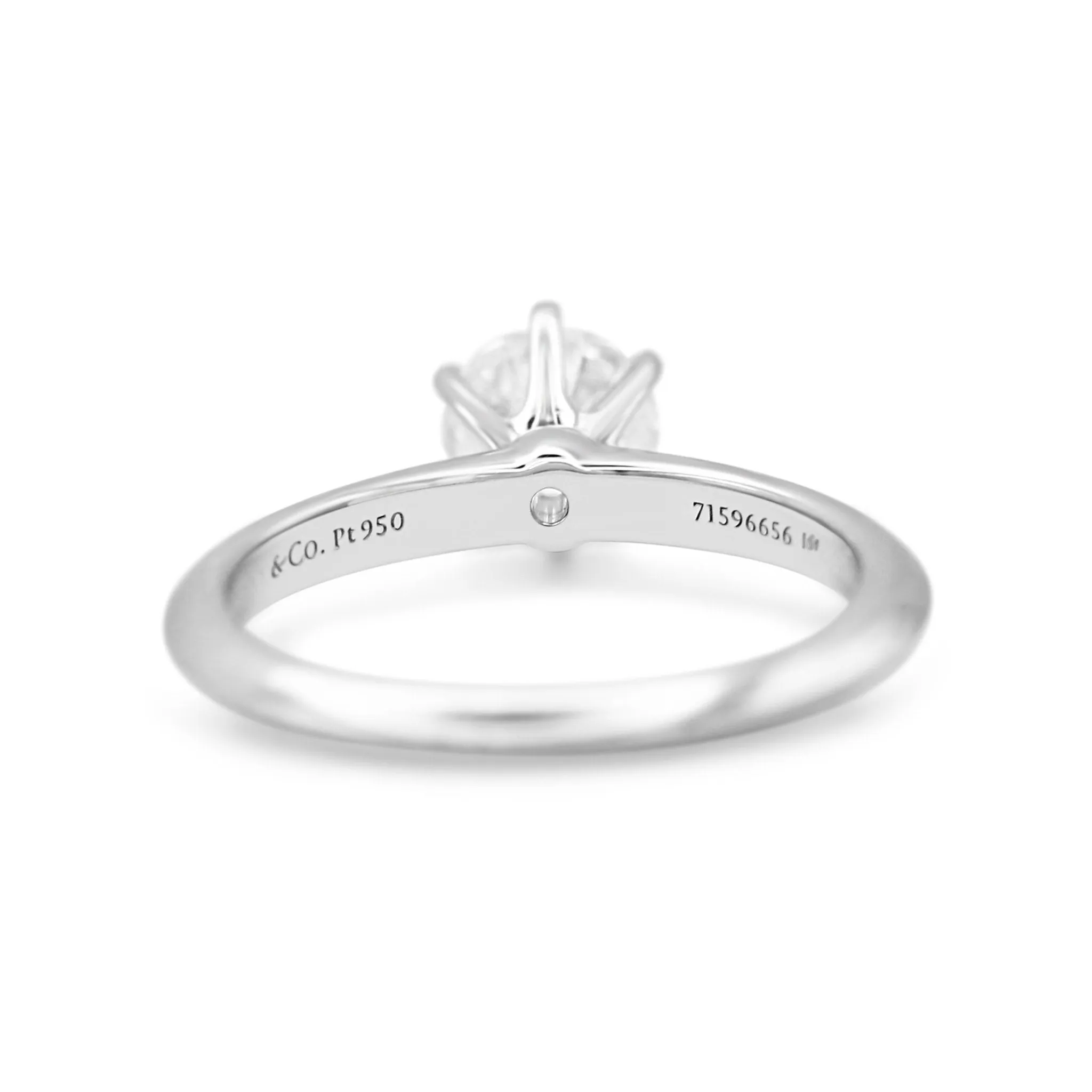 Tiffany & Co. Solitaire 0.78ct Diamond Ring - Platinum