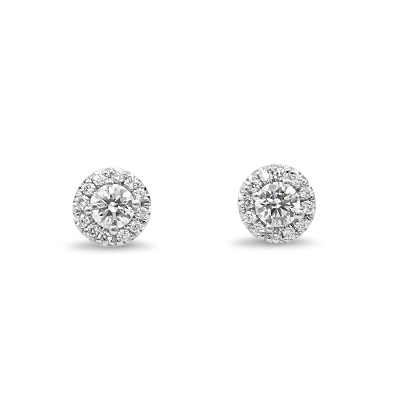 Tiffany Soleste Brilliant Cut Diamond Earrings - Platinum